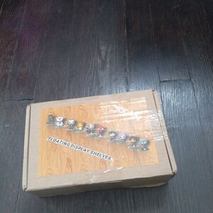 Yodar Floating Display Shelves 5 Pack Clear Arcy For Figures Stand Collection